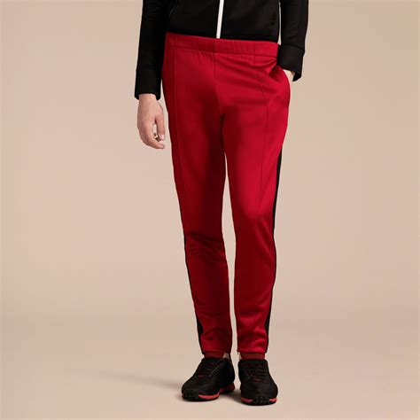 burberry red bottoms|burberry men's pants.